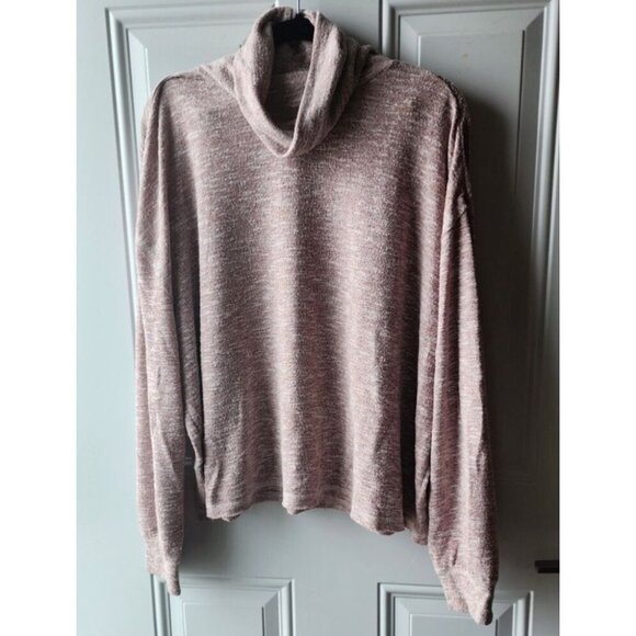 Universal Thread Pullover Sweater Size XXL Tan Heather Turtleneck Soft - Picture 1 of 15